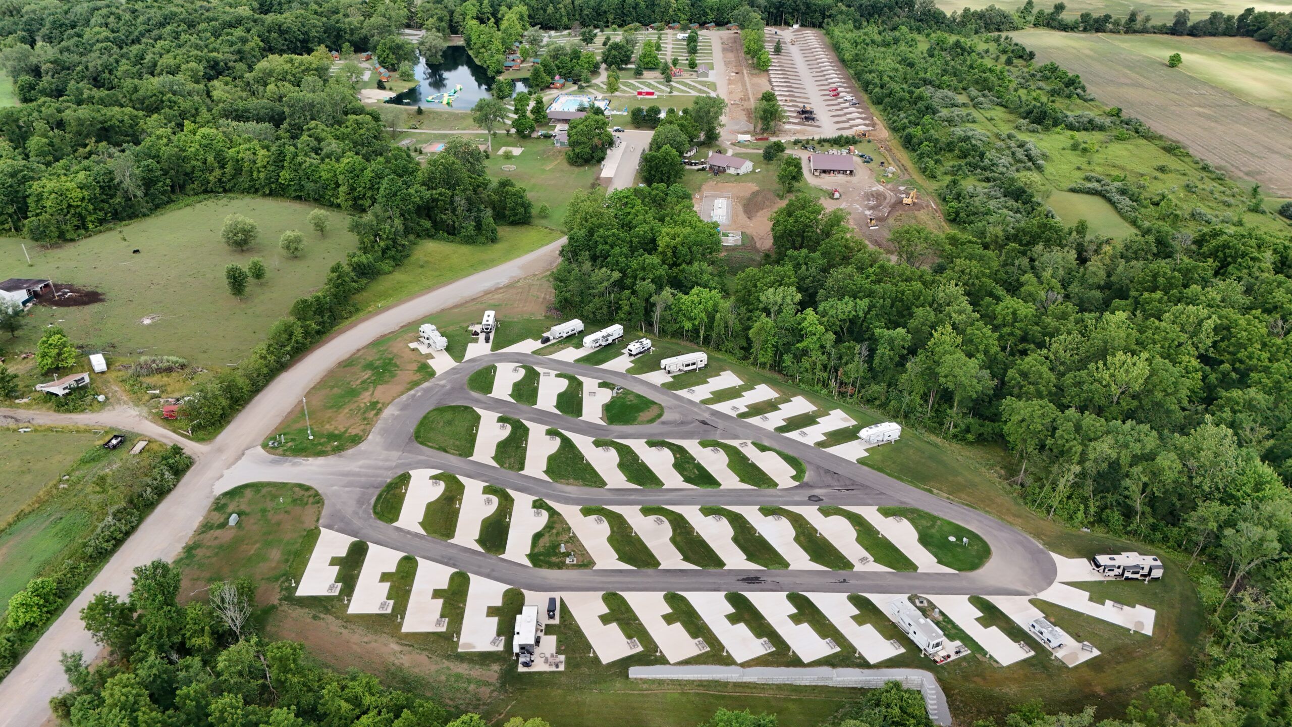 Site Development at Cleveland Sandusky Jellystone Park