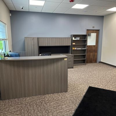 Reception desk at Foundations Community Childcare Center